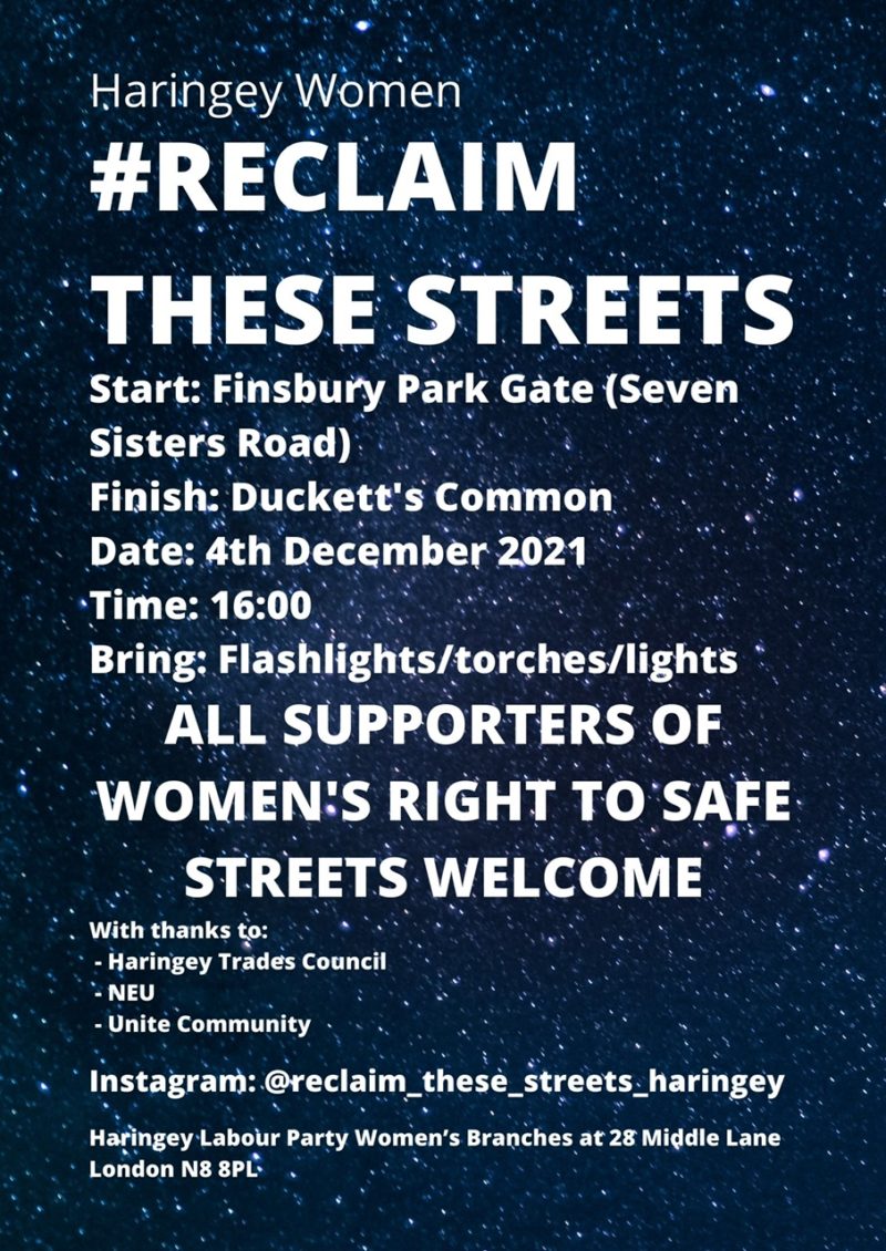 Reclaim These Streets poster